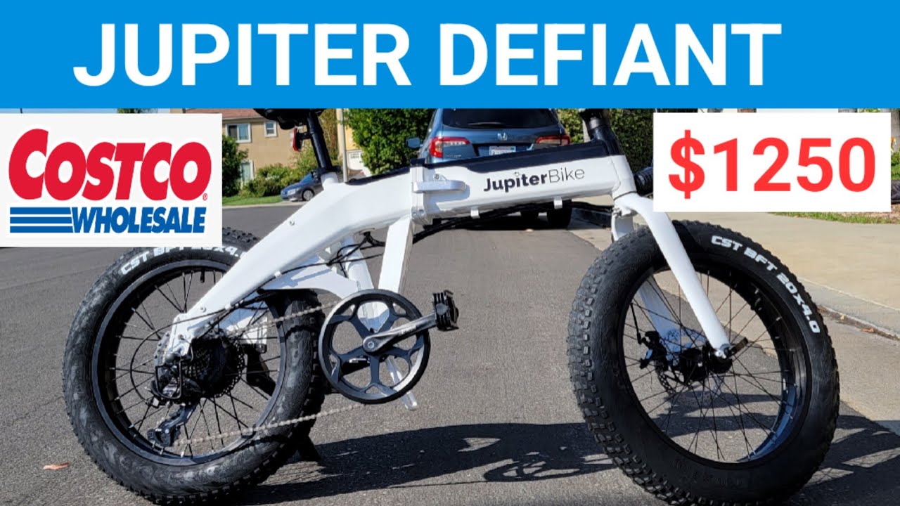 Jupiter Defiant 750W Fat Tires Electric Folding Bike Costco