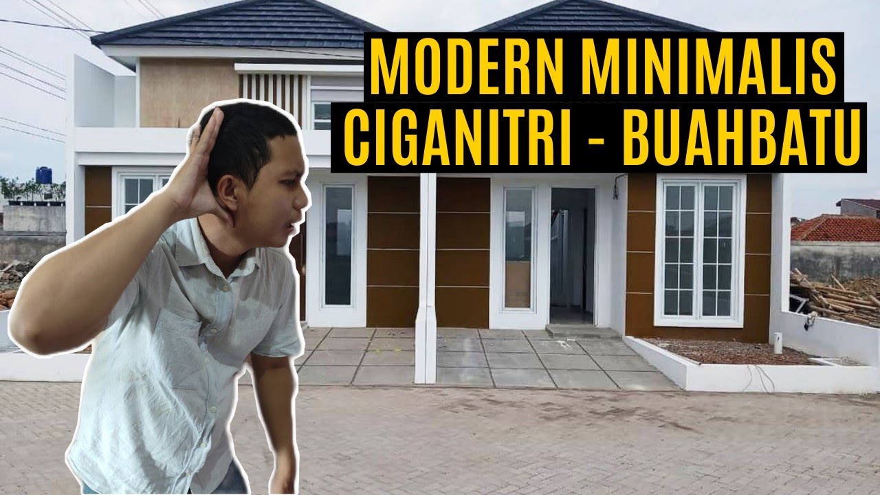 GEMPAR ! Rumah Modern Minimalis Ciganitri Buahbatu Bandung #rumahciganitri