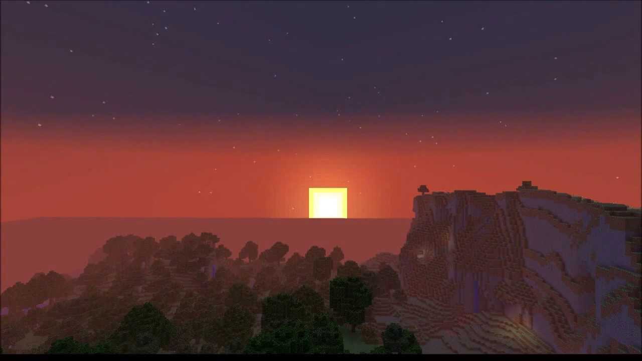 Minecraft Sunset