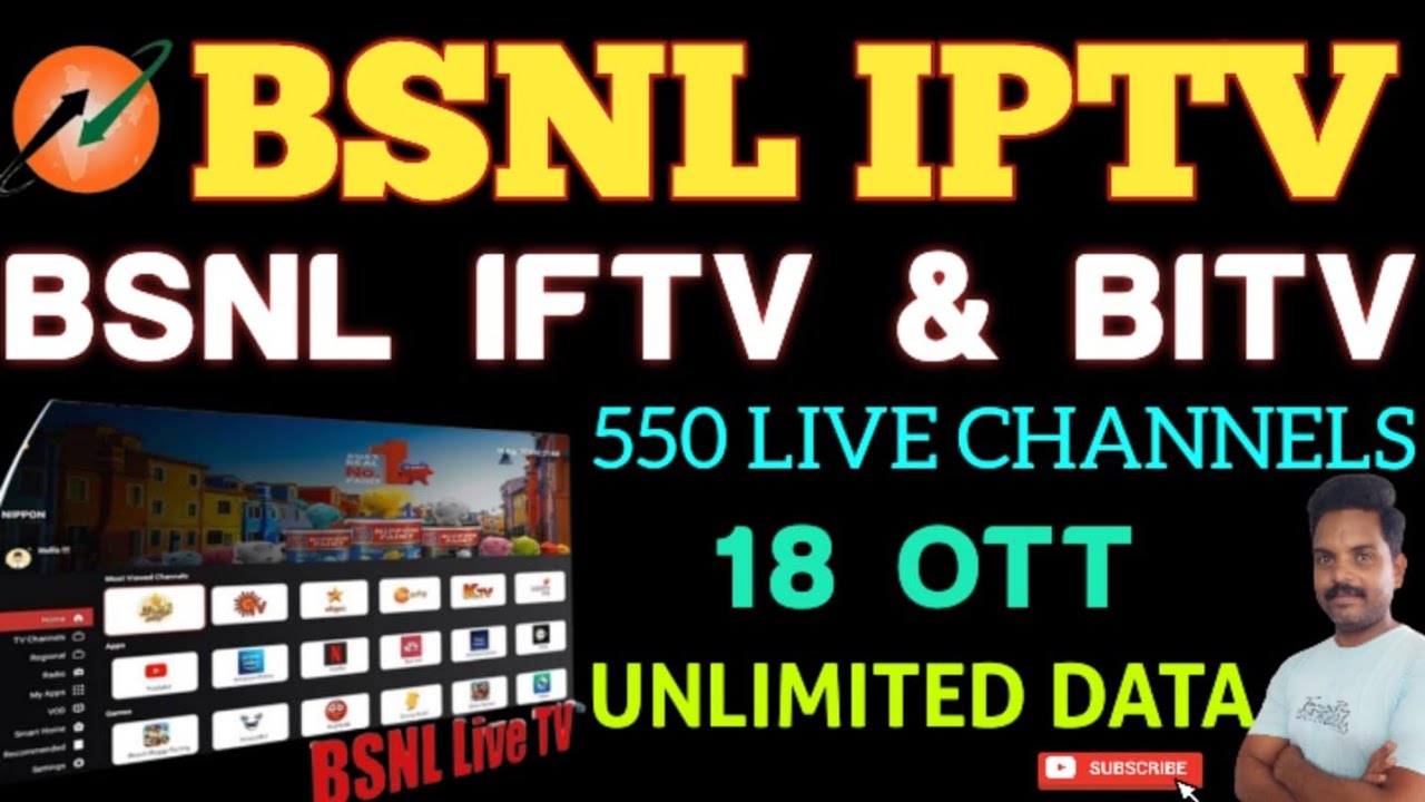 BSNL IPTV Live Channels and OTT Full Details || BSNL Live Tv Full Review and BSNL IPTV Full Details