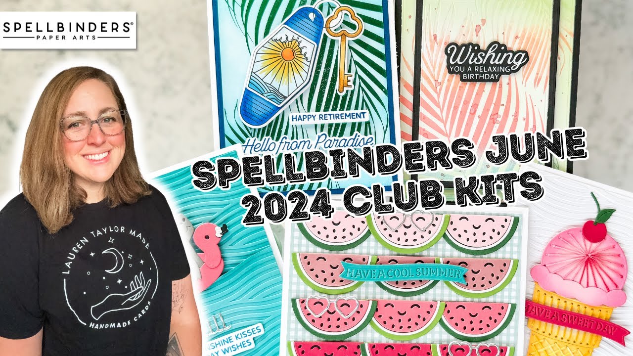 Spellbinders June 2024 Club Kits [5 Cards!]