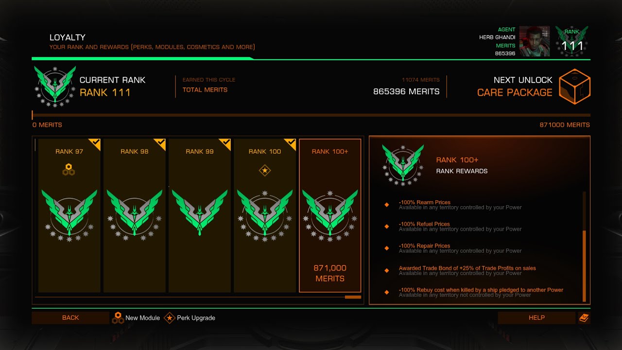 Easy merits in elite dangerous. 2 step method