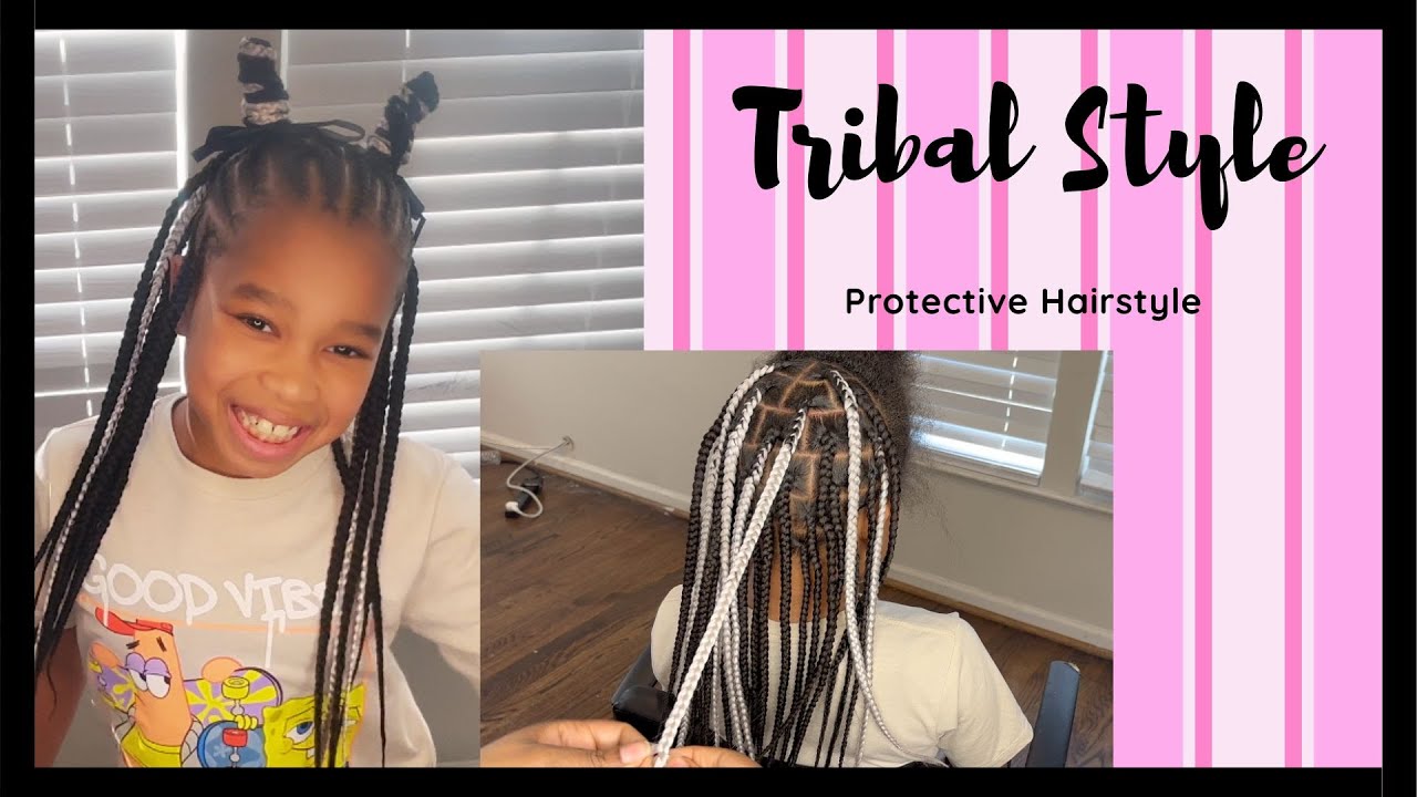 Trendy Tribal Style Recreated | Protective Hairstyle for Kids