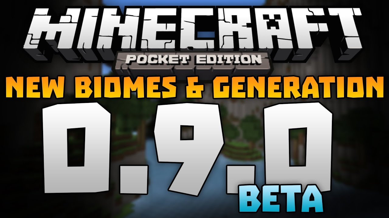 NEW BIOMES and GENERATION in 0.9.0 - Strongholds, Villages, & More! - Minecraft Pocket Edition
