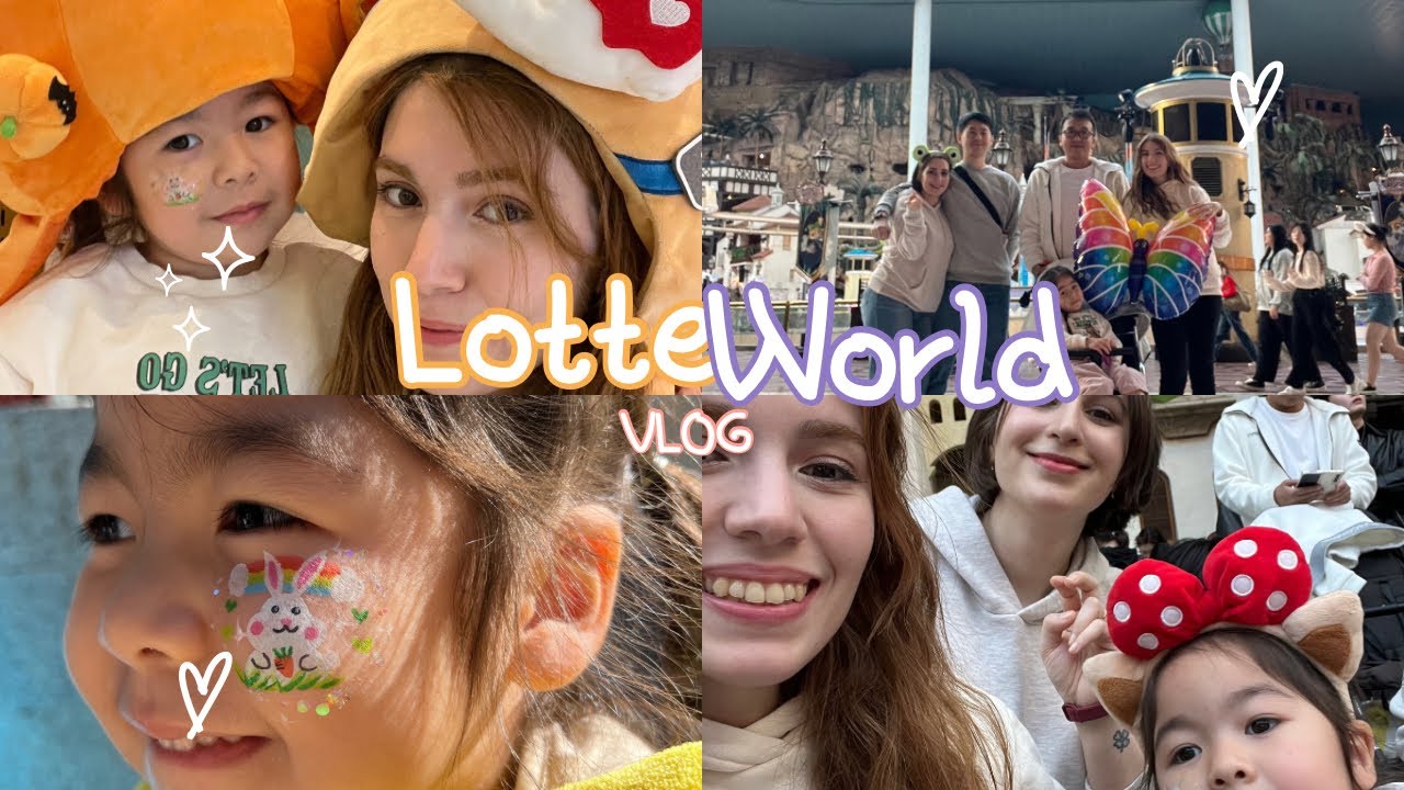 GÜNEY KORE’DE GÜNLÜK YAŞAM| LOTTE WORLD’E GİTTİK,Çığlık Atmaktan Sesimiz Kısıldı,Hız Treni🥶