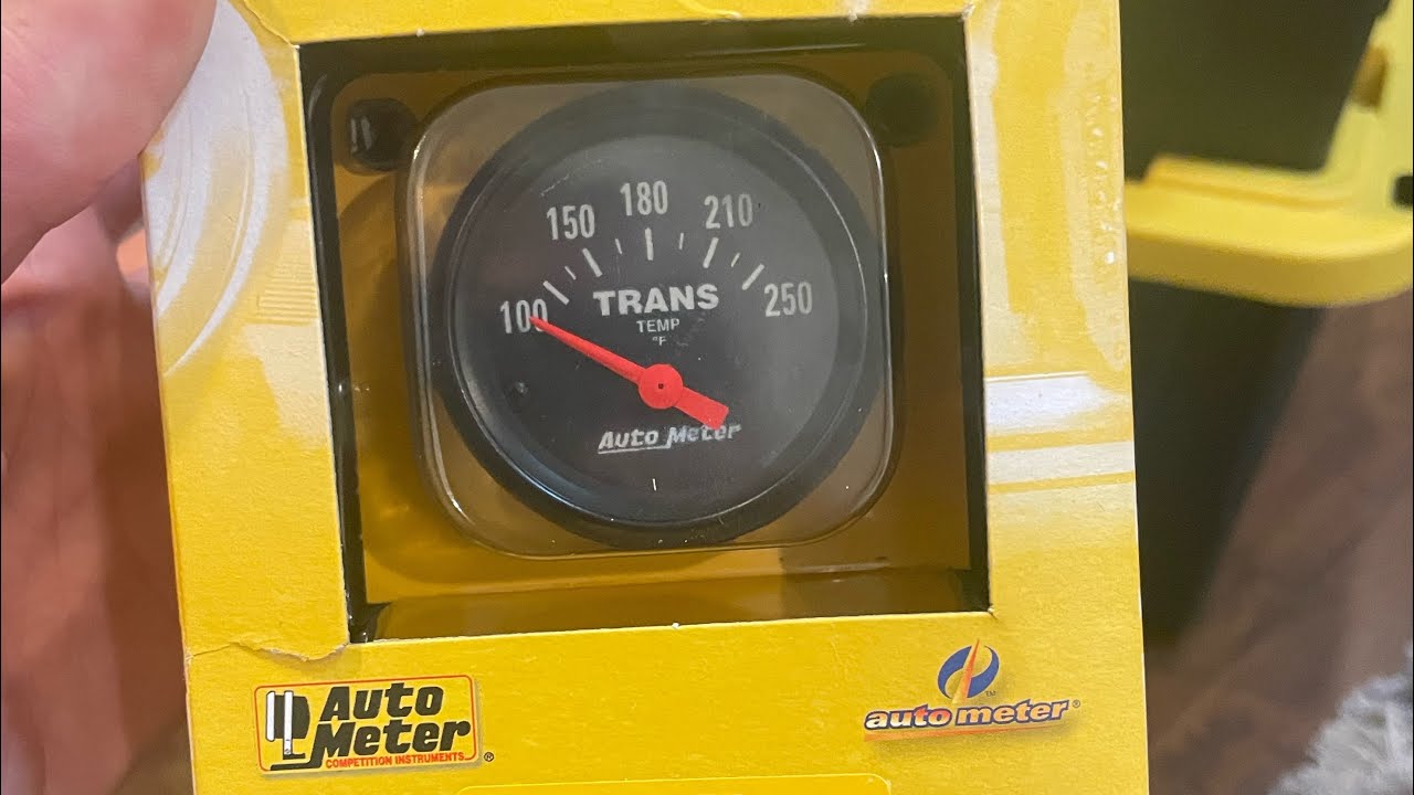 How to install transmission temperature gauge?
