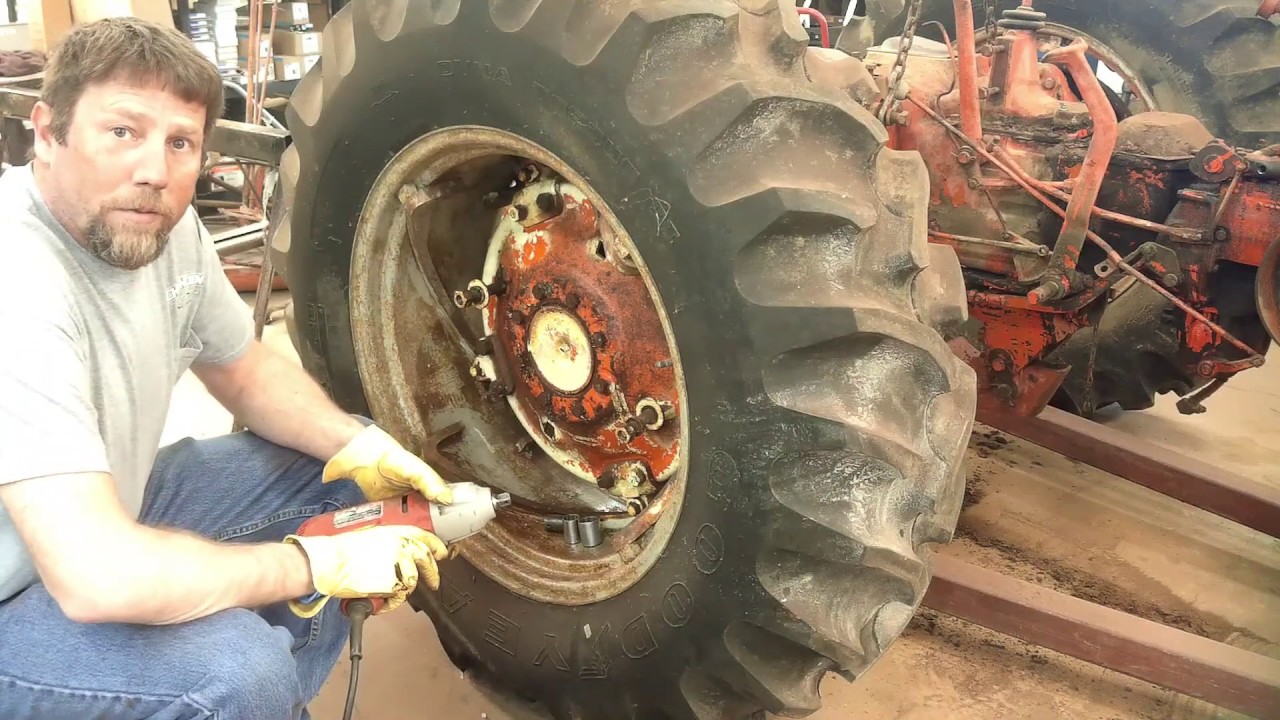 Allis Chalmers WD45 Restoration Rear Wheels Brake Pedal PTO Linkage Ep.11
