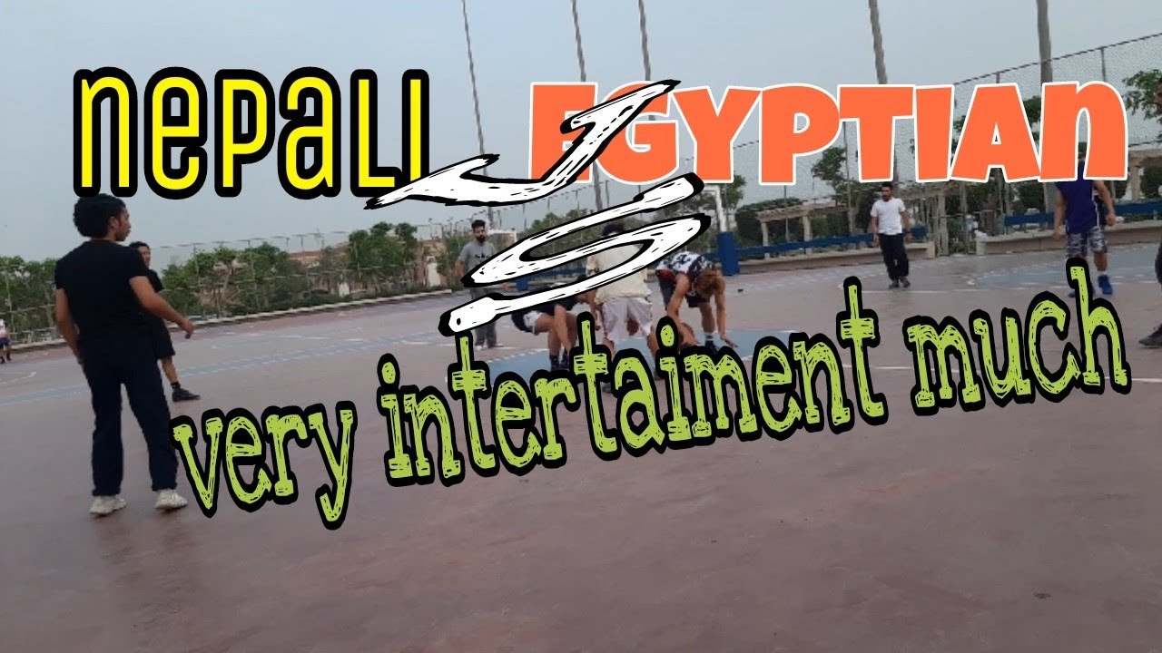 nepali vs Egyptian very interesting much at marina court salmiya kuwait