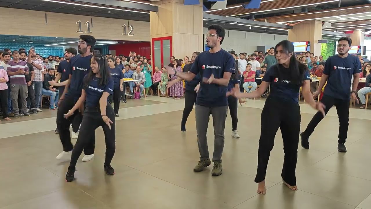 Qualcomm Hyderabad Commerzone Flashmob 2024