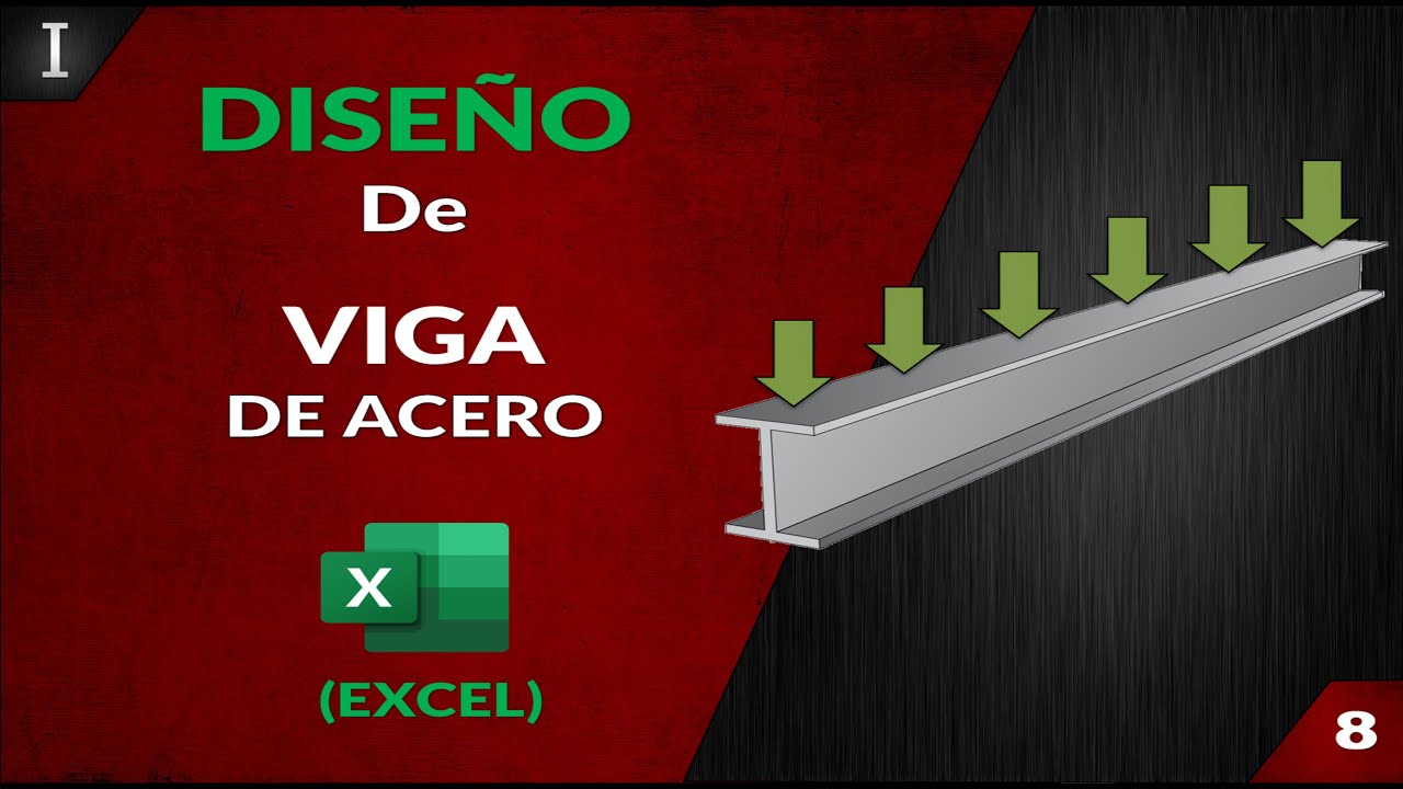Diseño de VIGA metálica en ✅✅EXCEL✅✅