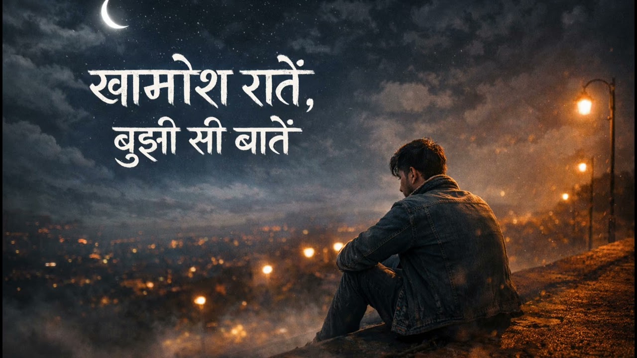 खामोश रातें, बुझी सी बातें | Sad Song | Heart Touching Hindi Song। 
