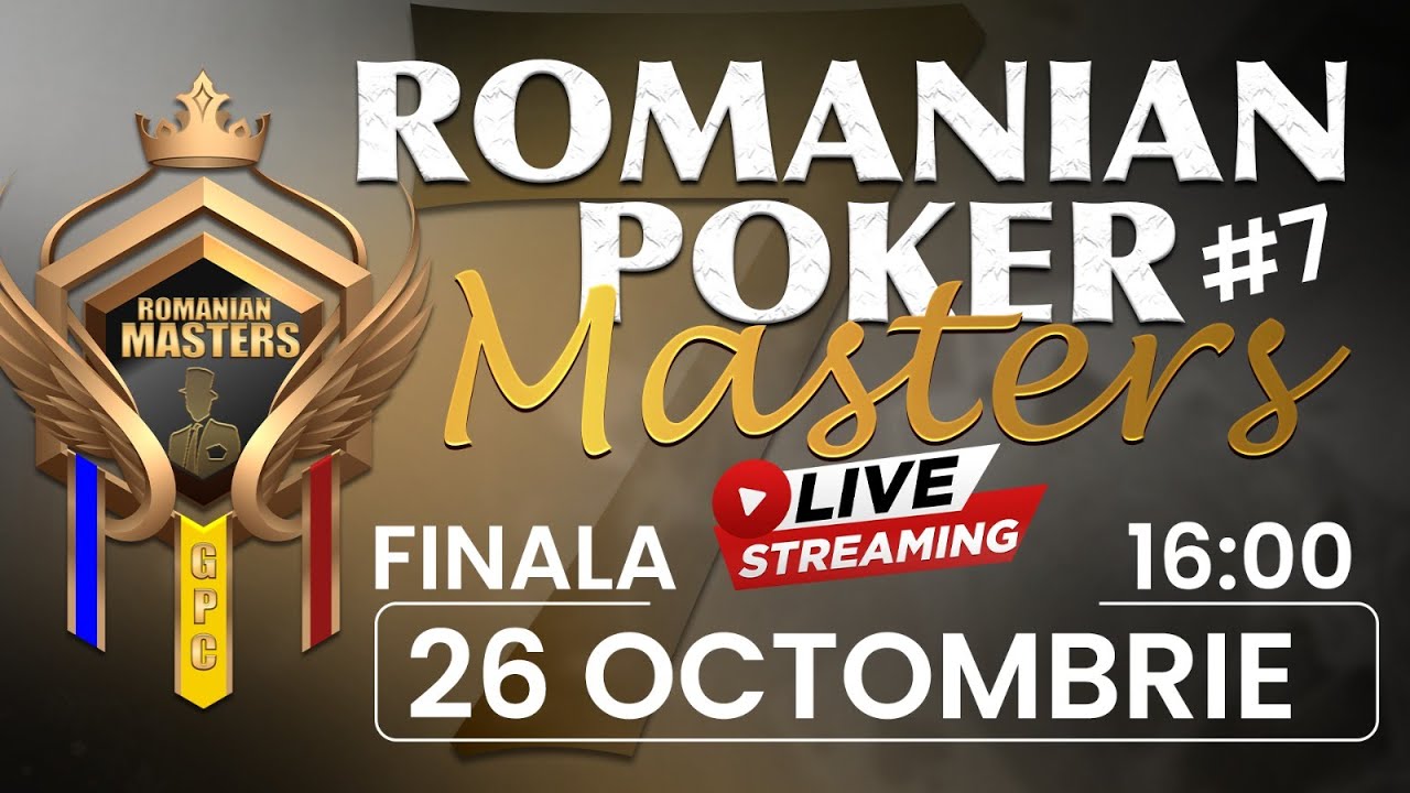🛑 Romanian Poker Masters #7  (Final Table 100.000 Euro GTD) 🛑