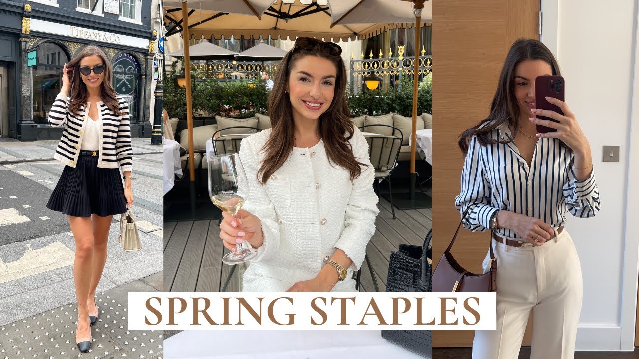 SPRING STAPLES FOR A CAPSULE WARDROBE