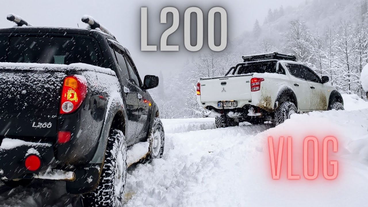 VLOG | MITSIBISHI L200'ler ile KAR KIŞ