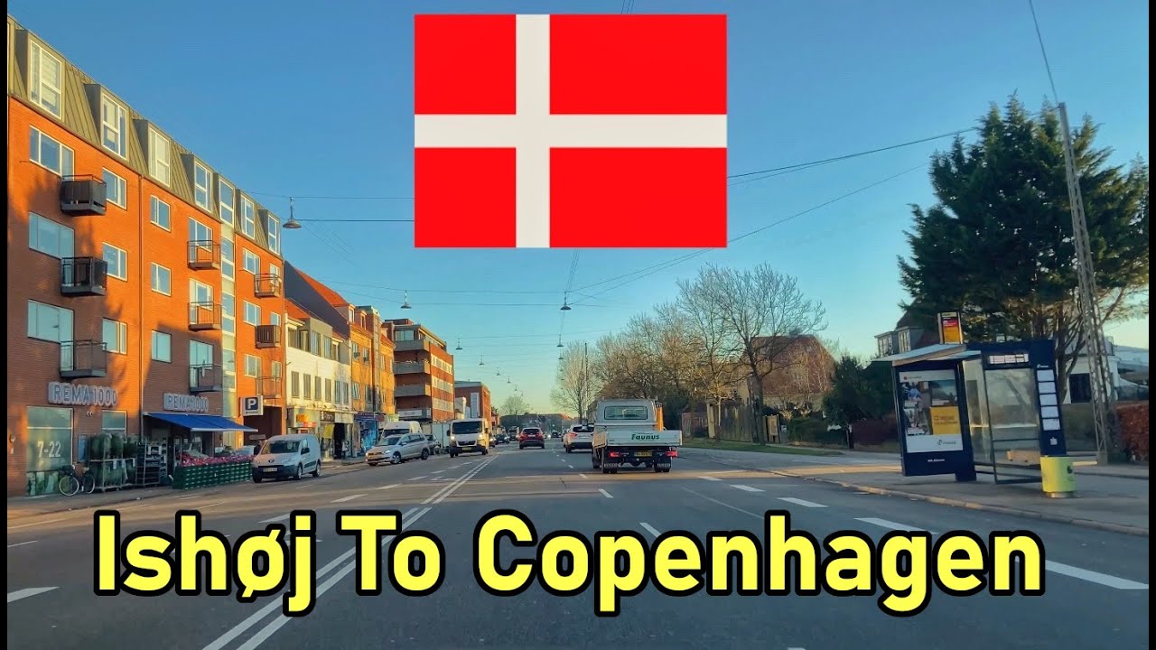 Ishøj To Copenhagen - Driving in Denmark - 4k UHD 60fps