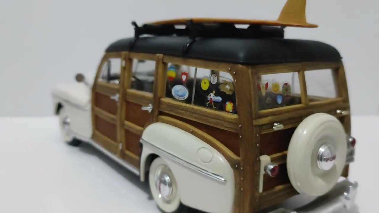 ford 1948 woody 1/18 yat ming road signature