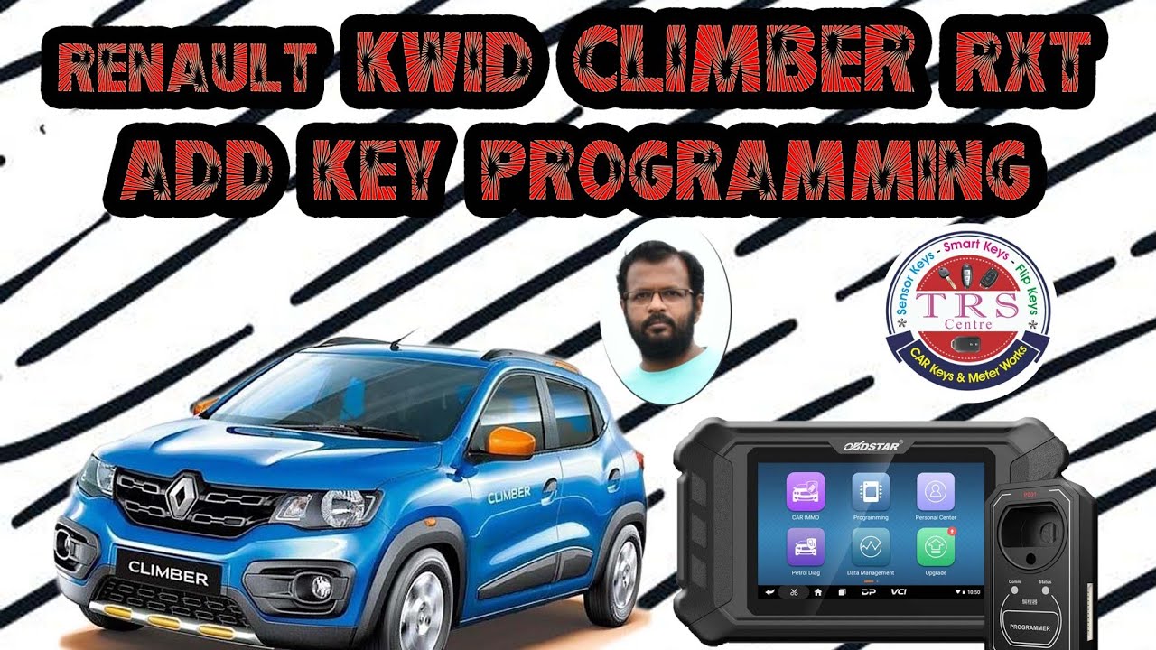 Renault Kwid Climber Rxt 2017 Add Key Programming by Obdstar KMD DP5
