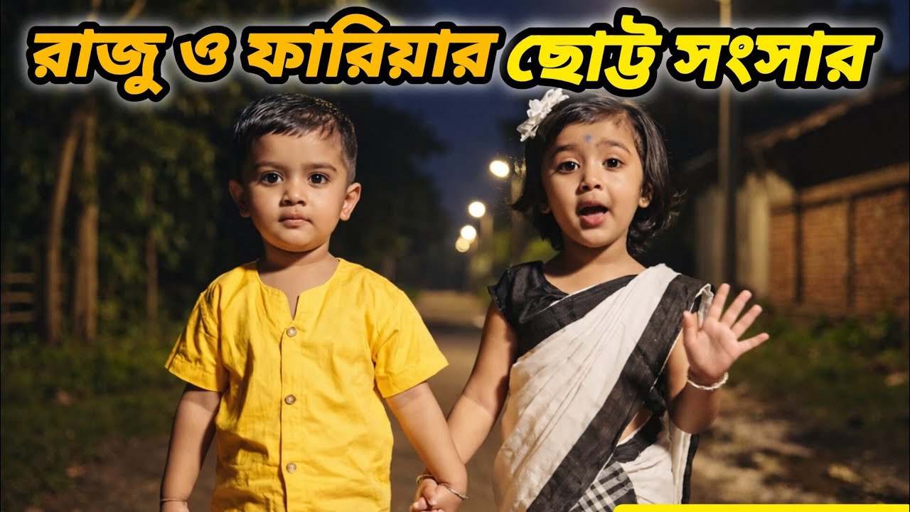 রাজু ও ফারিয়ার ছোট্ট সংসার 🥰  | Raju & Faria’s Little Family Story  #smallFamily #babyComedy