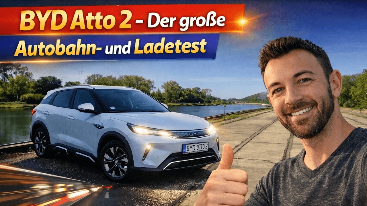 BYD Atto 2 auf der Autobahn: Verbrauch, Reichweite, Assistenten & Ladegeschwindigkeit