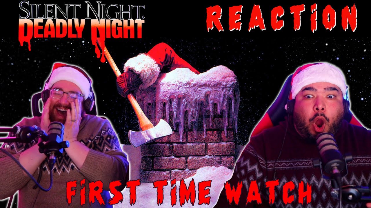 SILENT NIGHT DEADLY NIGHT (1984) FIRST TIME REACTION | Plus A Holiday Movie Drinking Game!