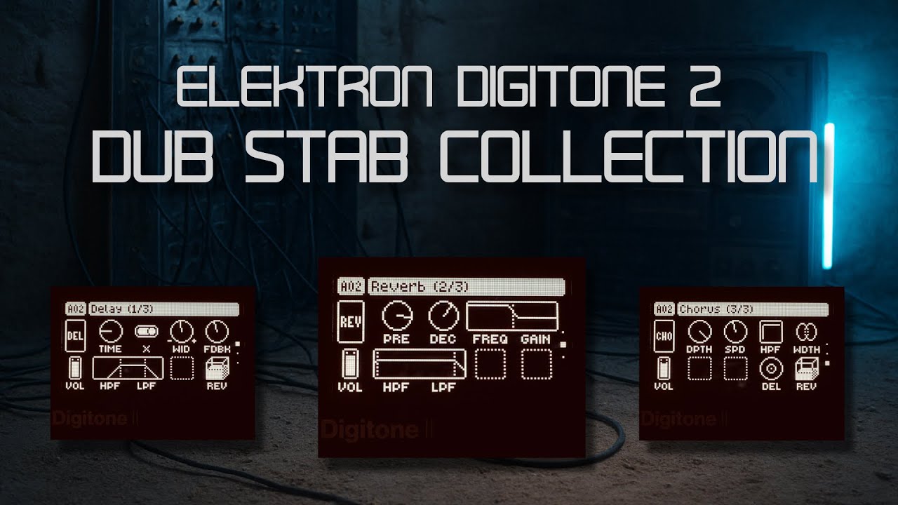 Elektron Digitone 2 Dub Stab Collection