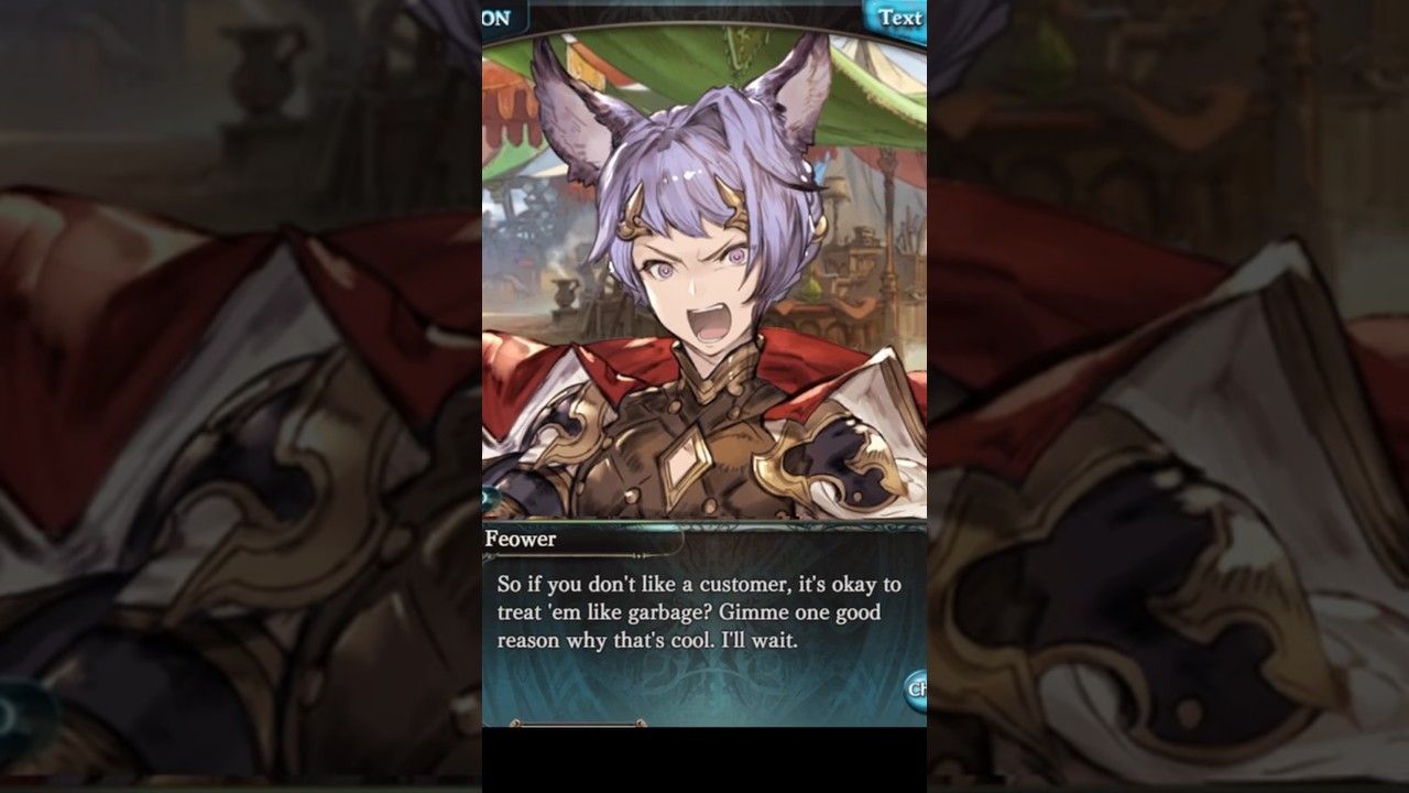Katoru beating up some jerk #shorts #granbluefantasy #granblue #gbf
