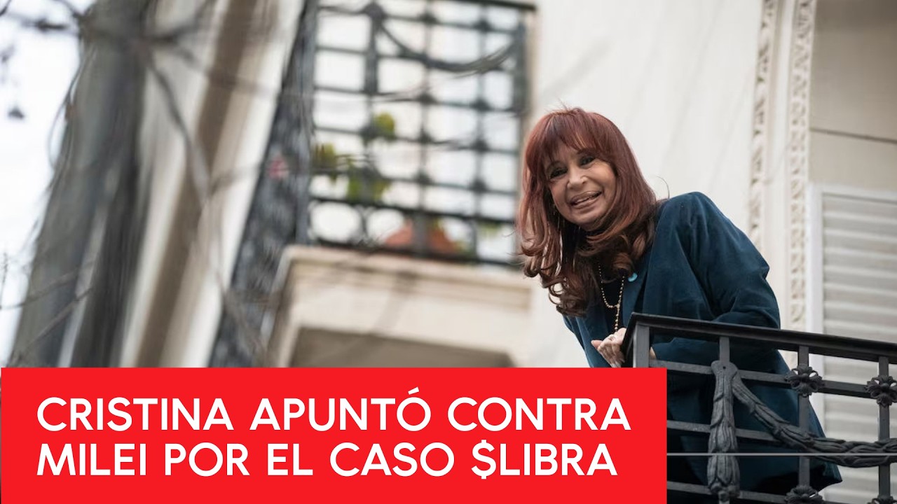 CRISTINA KIRCHNER: “No van a poder ocultar las PRUEBAS de lo que fue la ESTAFA $LIBRA”