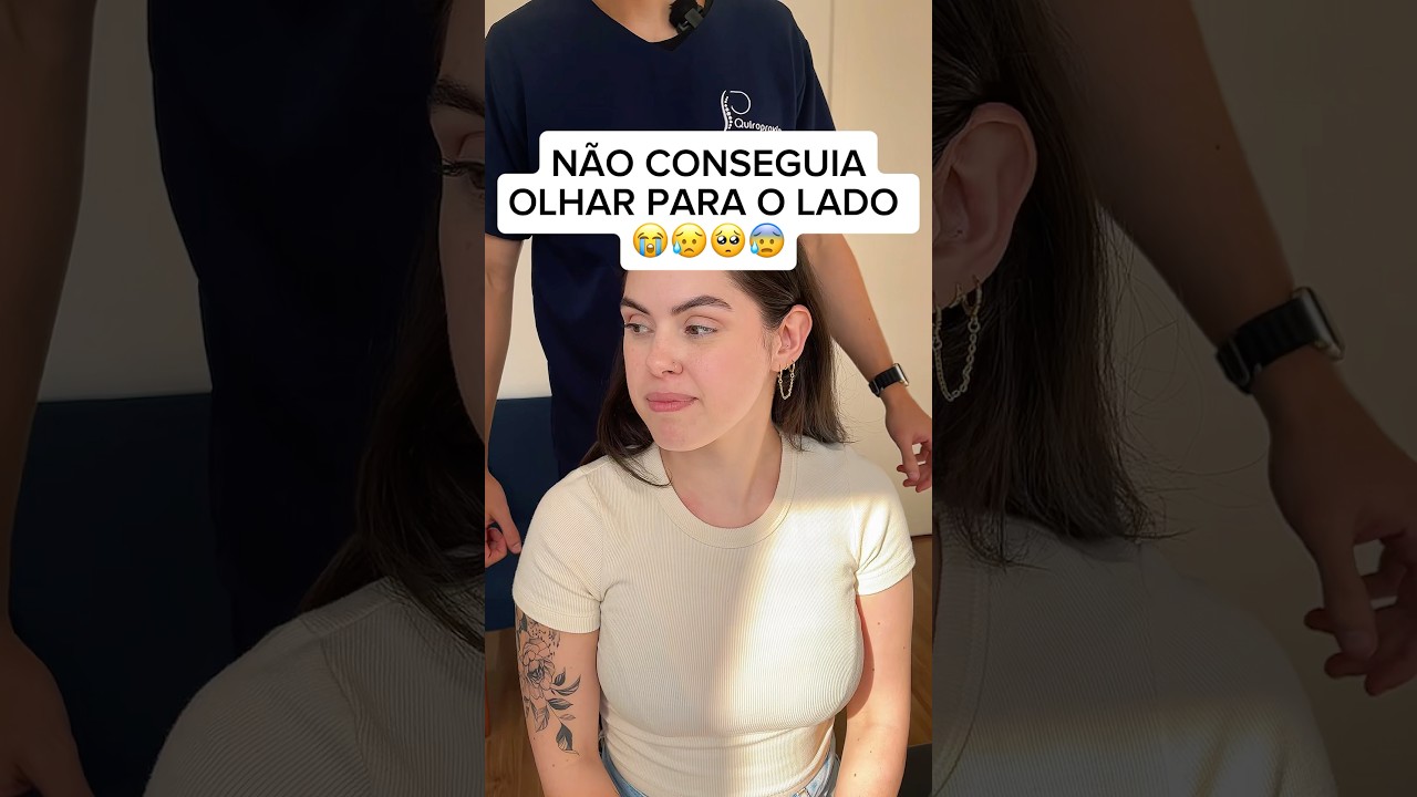 NÃO OLHAVA PARA O LADO POR CAUSA DO TORCICOLO