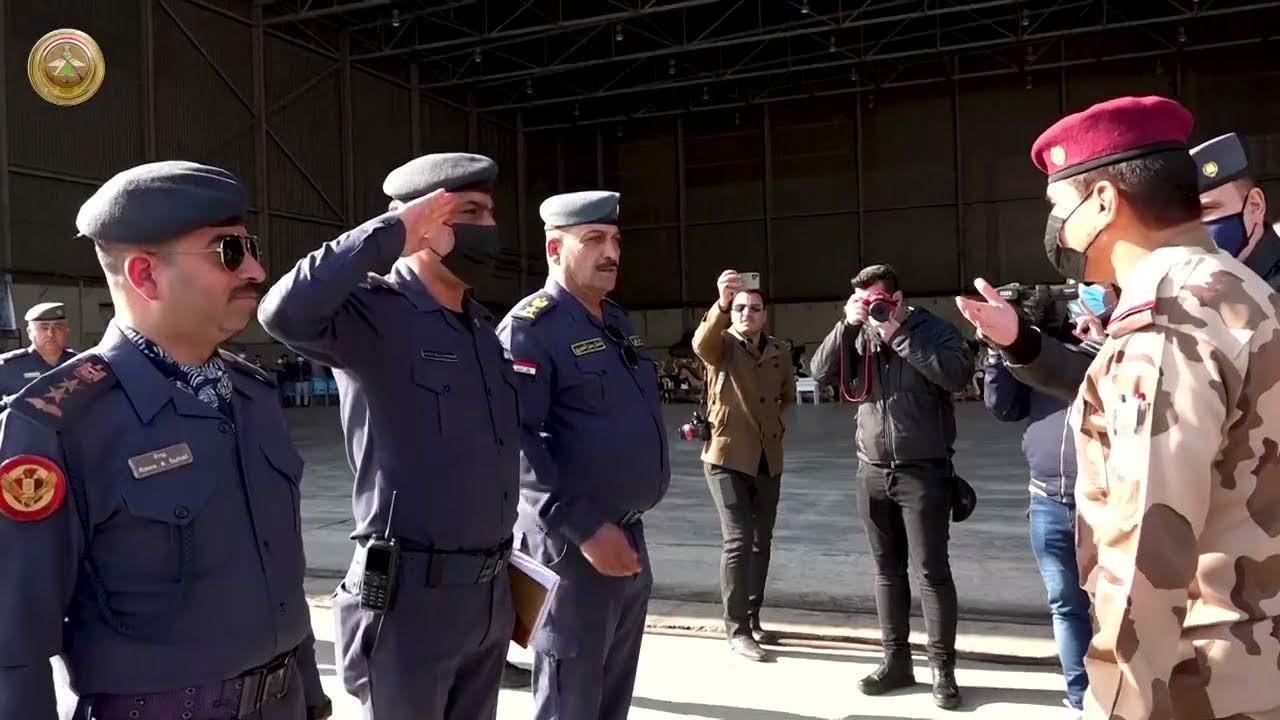 رئيس أركان الجيش يحضر فعالية إعادة تأهيل الطائرة المقاتلة T50  في قاعدة الشهيد محمد علاء الجوية