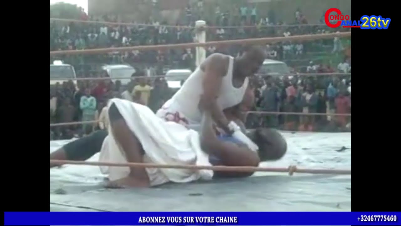 COMBAT DE CATCH CONGOLAIS AVEC PELEMBE WA LUMFU VS MAÎTRE SURF abonnez vous sur Congo Canal 26TV