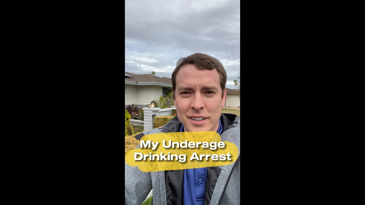 My Underage Drinking Arrest