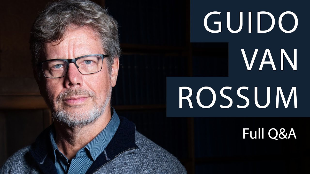 Creator of Python Programming Language, Guido van Rossum | Oxford Union