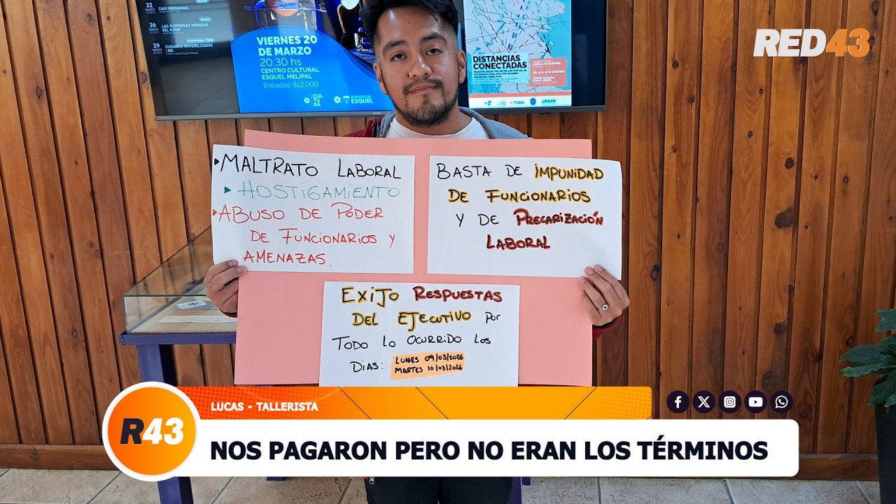 NOS PAGARON PERO NO ERAN LOS TÉRMINOS