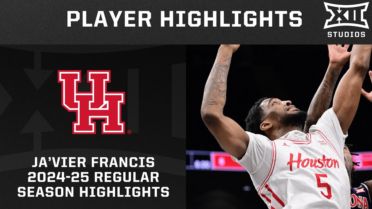 Ja'Vier Francis 2024-25 Regular Season Highlights | Big 12 Basketball
