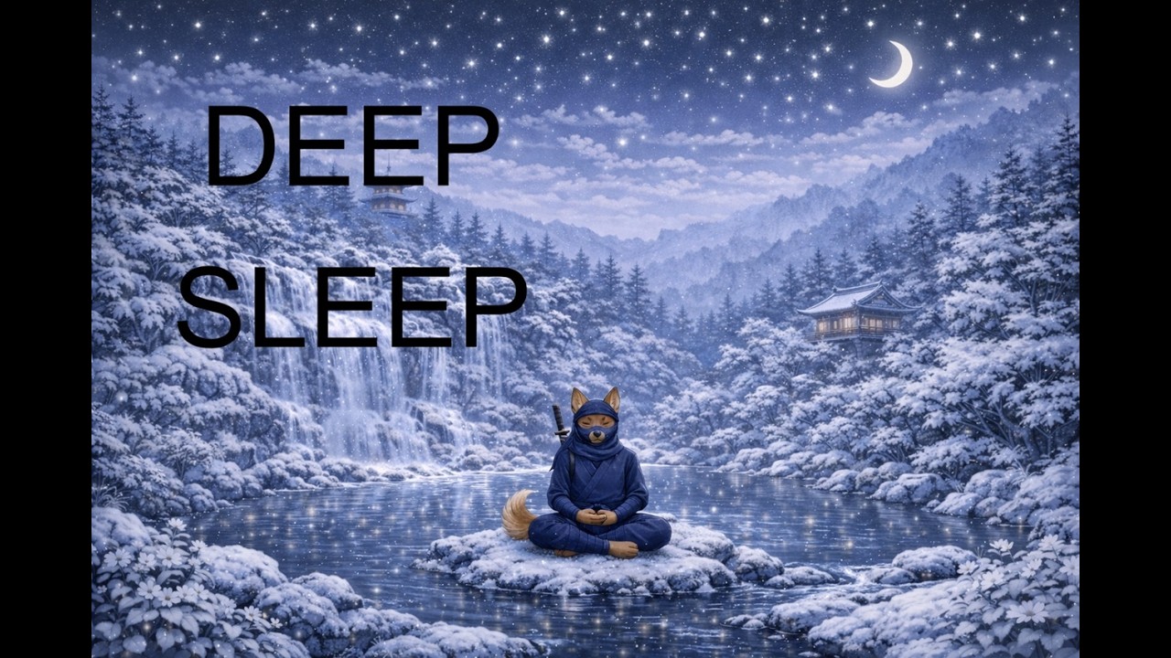 528Hz Healing Sleep Music for Mind and Body | Zen KAGE Night (3 Hours)