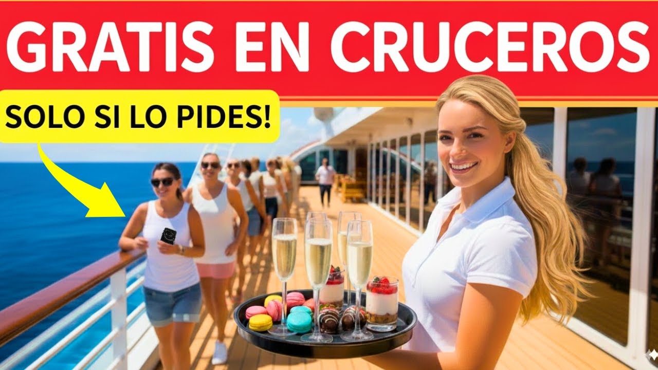 👉 12 COSAS GRATIS en un Crucero 🚢 (solo si lo pides)
