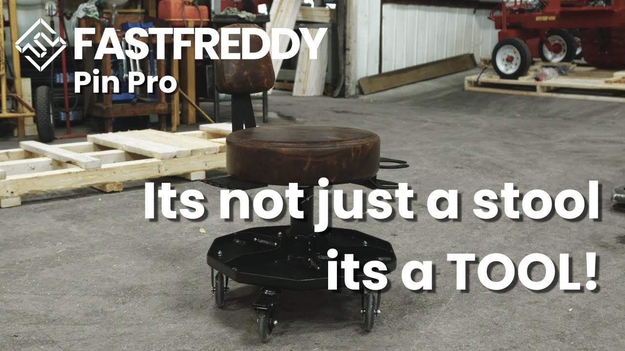 Fast Freddy PIN PRO Heavy Duty Premium Shop Stool