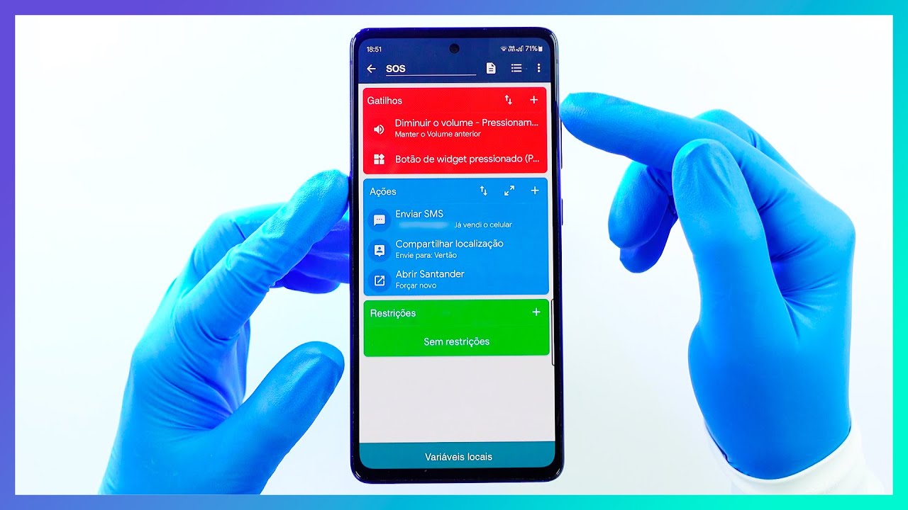 🔵 Coloque agora um SOS SECRETO e botão de pânico no seu celular