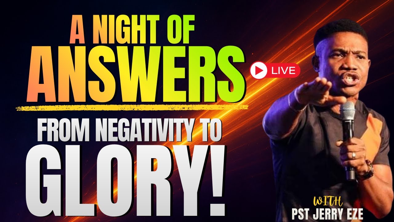 LIVE PRAYERS | A NIGHT OF ANSWERS | EL ROI REPLACE EVERY NEGATIVITY WITH GLORY