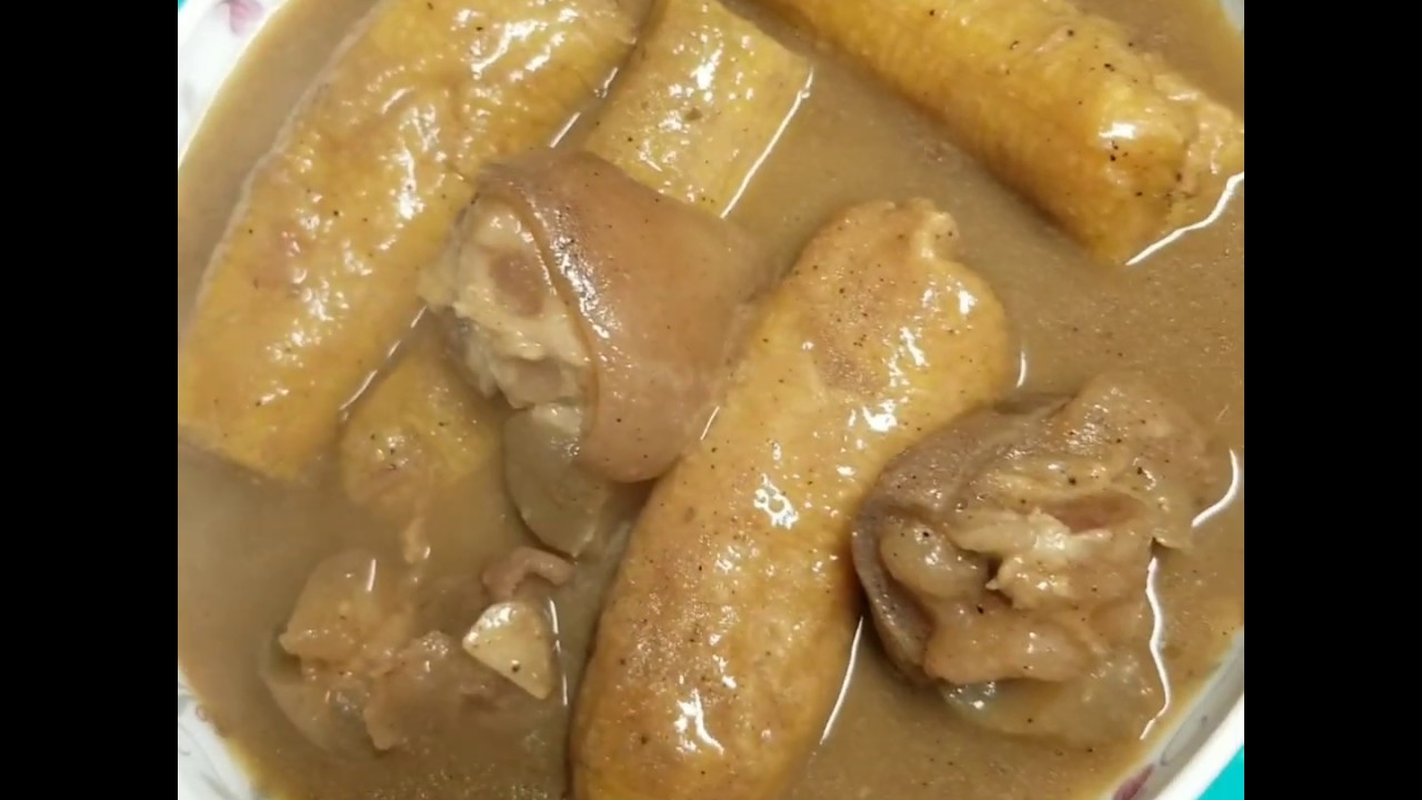 Porridge plantain (cameroonian food )