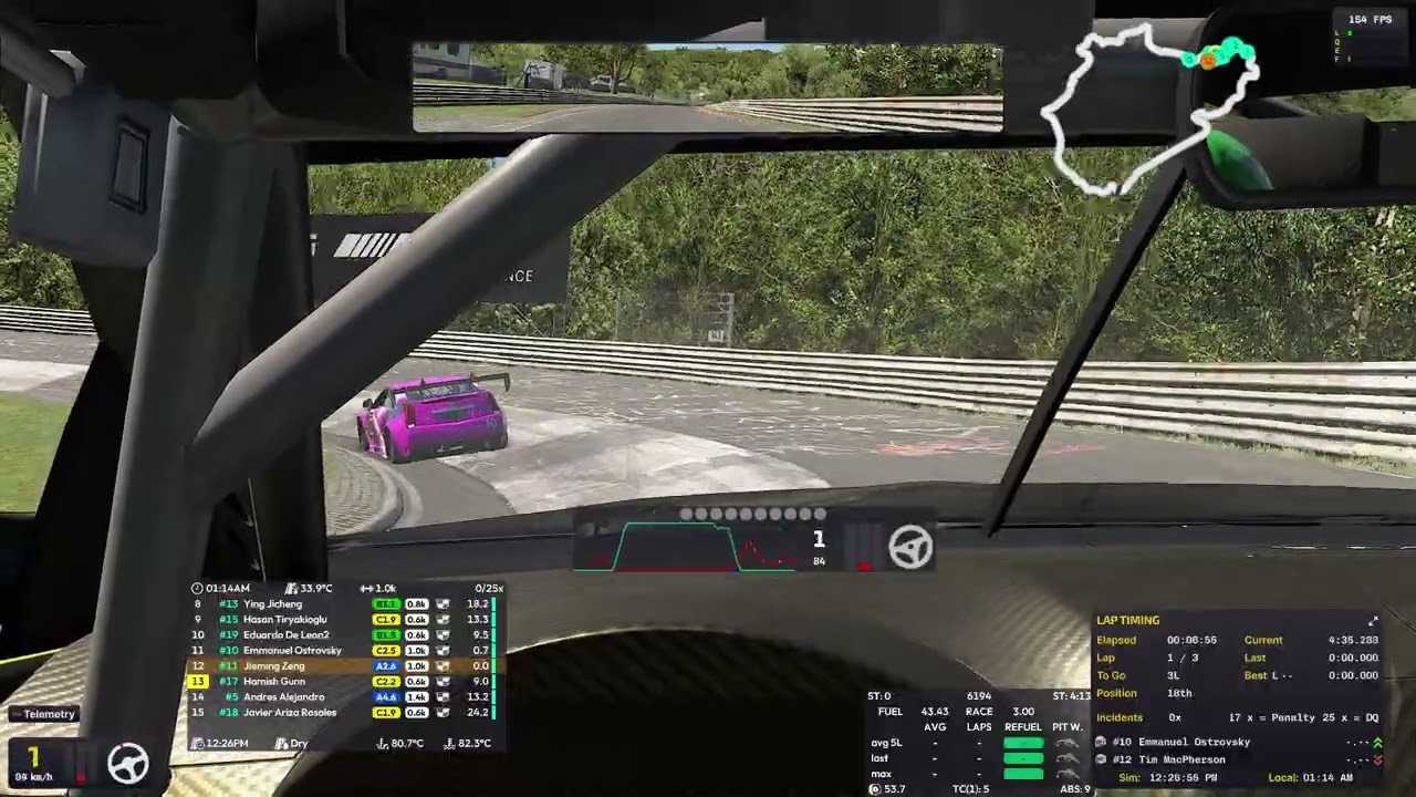 Hate this car!!! - iRacing Ring Meister Cadillac CTS-V 2026S1W7 Attempt 2