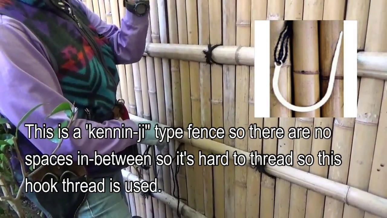 Japanese Bamboo Fences 'Kenninji-gaki