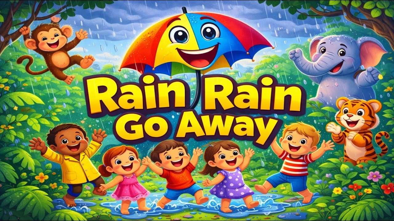 Rain Rain Go Away + Nursery Rhymes & Kids Songs