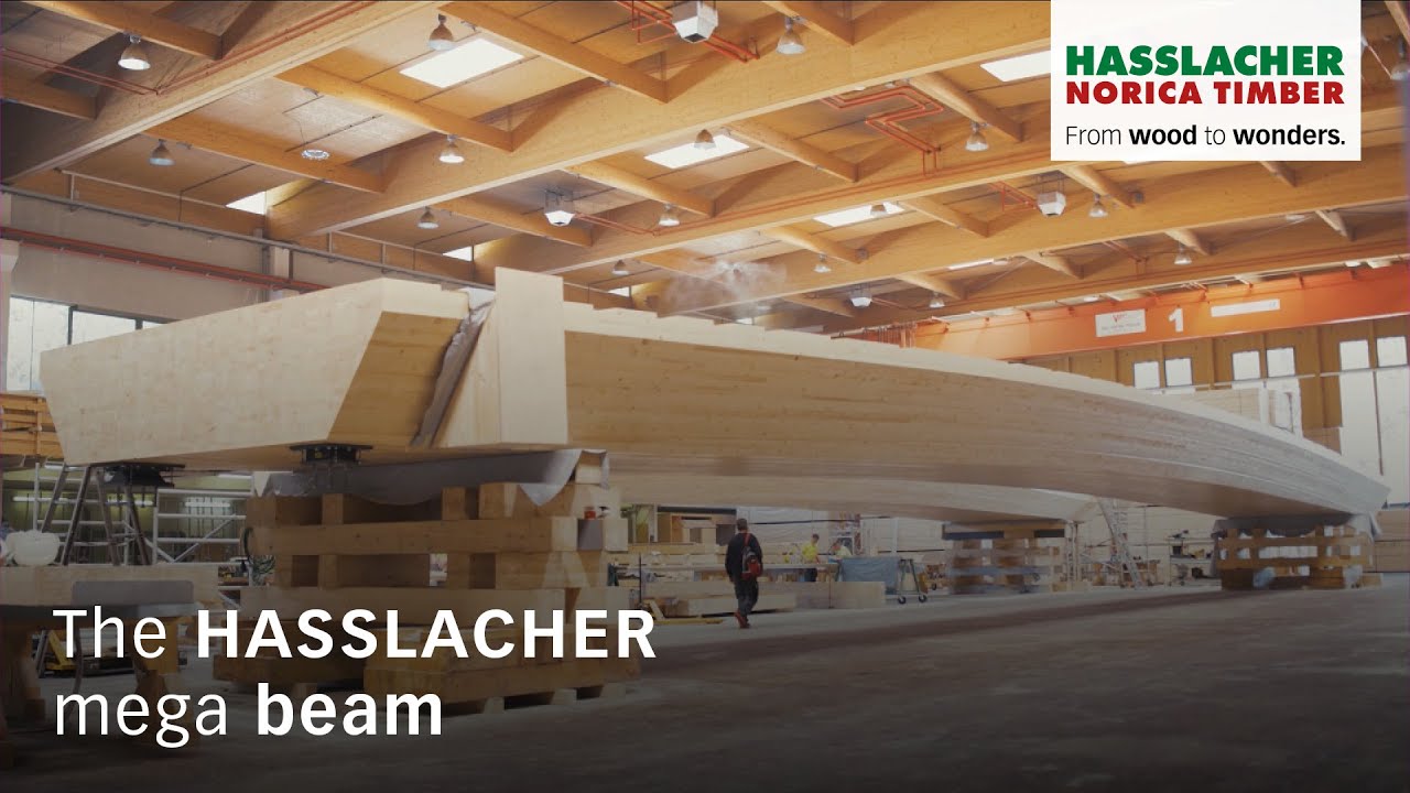 HASSLACHER Norica Timber Super-Brettschichtholzträger I Hasslacher Norica Timber super glulam beam