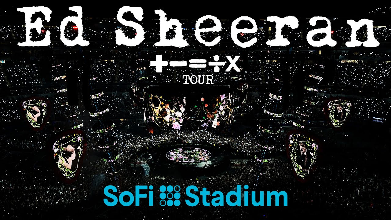 Ed Sheeran performing LIVE at SoFi Stadium in Inglewood, CA (+–=÷x Tour) #edsheeran #sofistadium