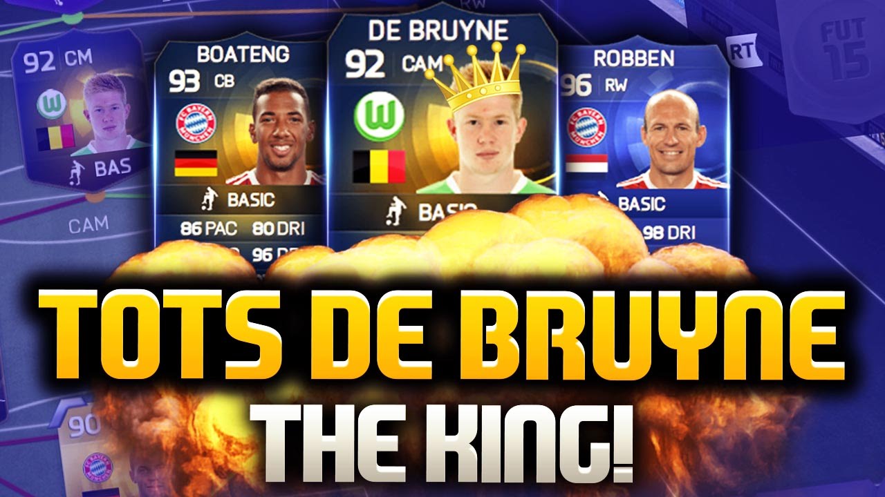 92 TOTS DE BRUYNE IS KING! AWESOME TOTS HYBRID SQUAD BUILDER (FIFA 15 ULTIMATE TEAM)