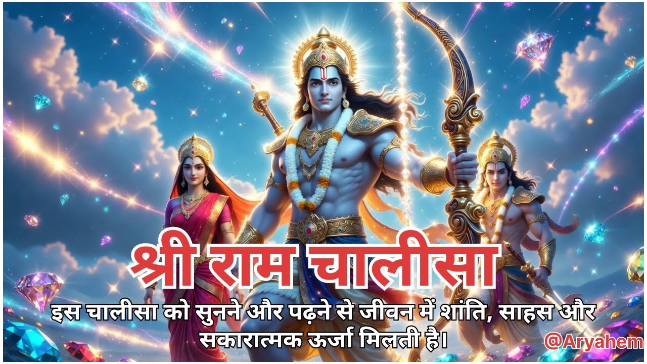 Shri Ram Chalisa | राम भक्ति से मिले शांति और शक्ति • श्री राम चालीसा 🙏 @aryahemantchannel 