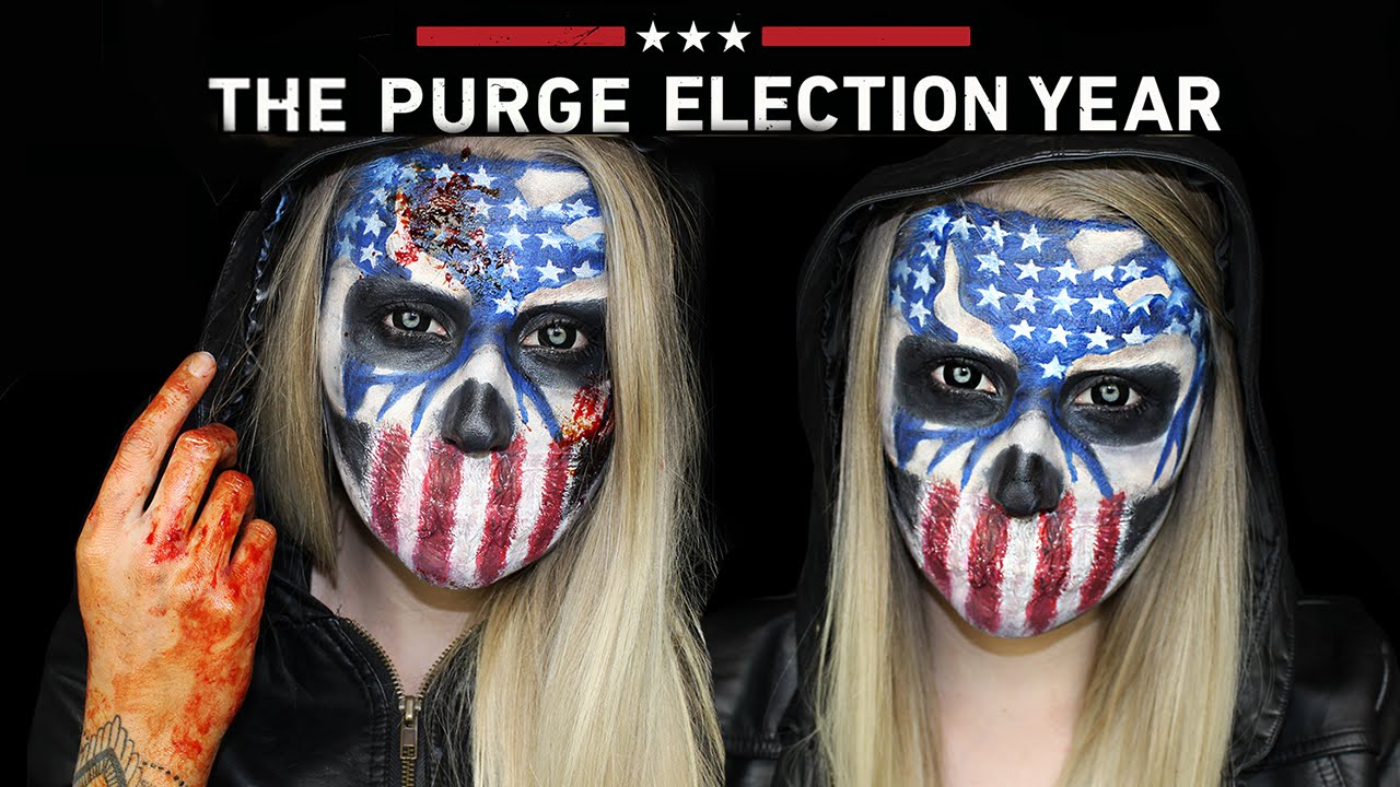 The Purge Election Year Halloween Makeup Tutorial | THE PURGE MINI SERIES