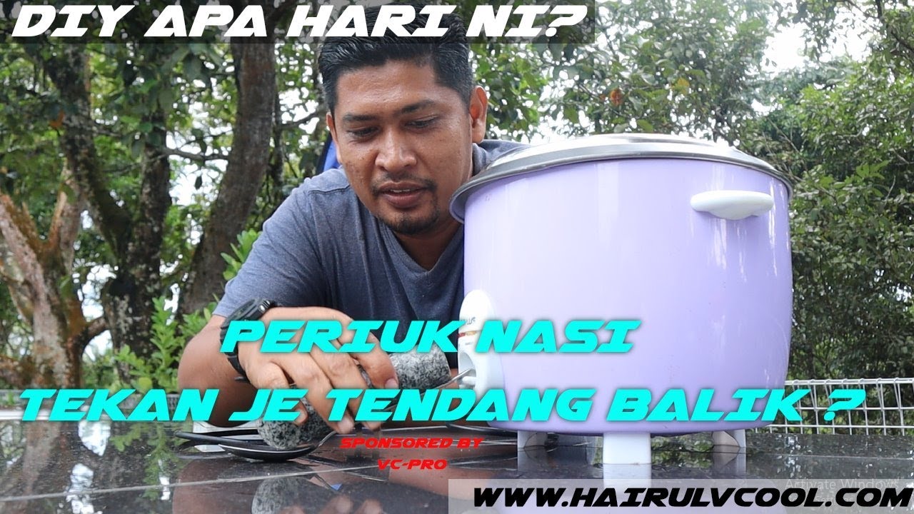 DIY APA HARI NI? JOM REPAIR PERIUK NASI BUTTON TENDANG