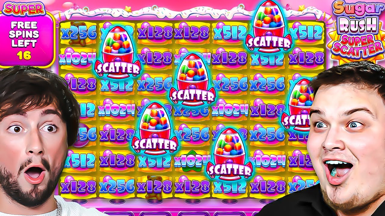 НАШ КРУПНЕЙШИЙ ВЫИГРЫШ В ИГРЕ SUGAR RUSH SUPER SCATTER!